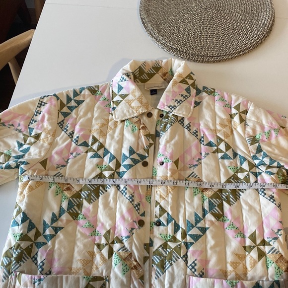 Universal Thread Quilted Patchwork Button Up Jacket Coat Sz S - Picture 10 of 12